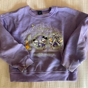Vintage Disney World Purple Sweatshirt